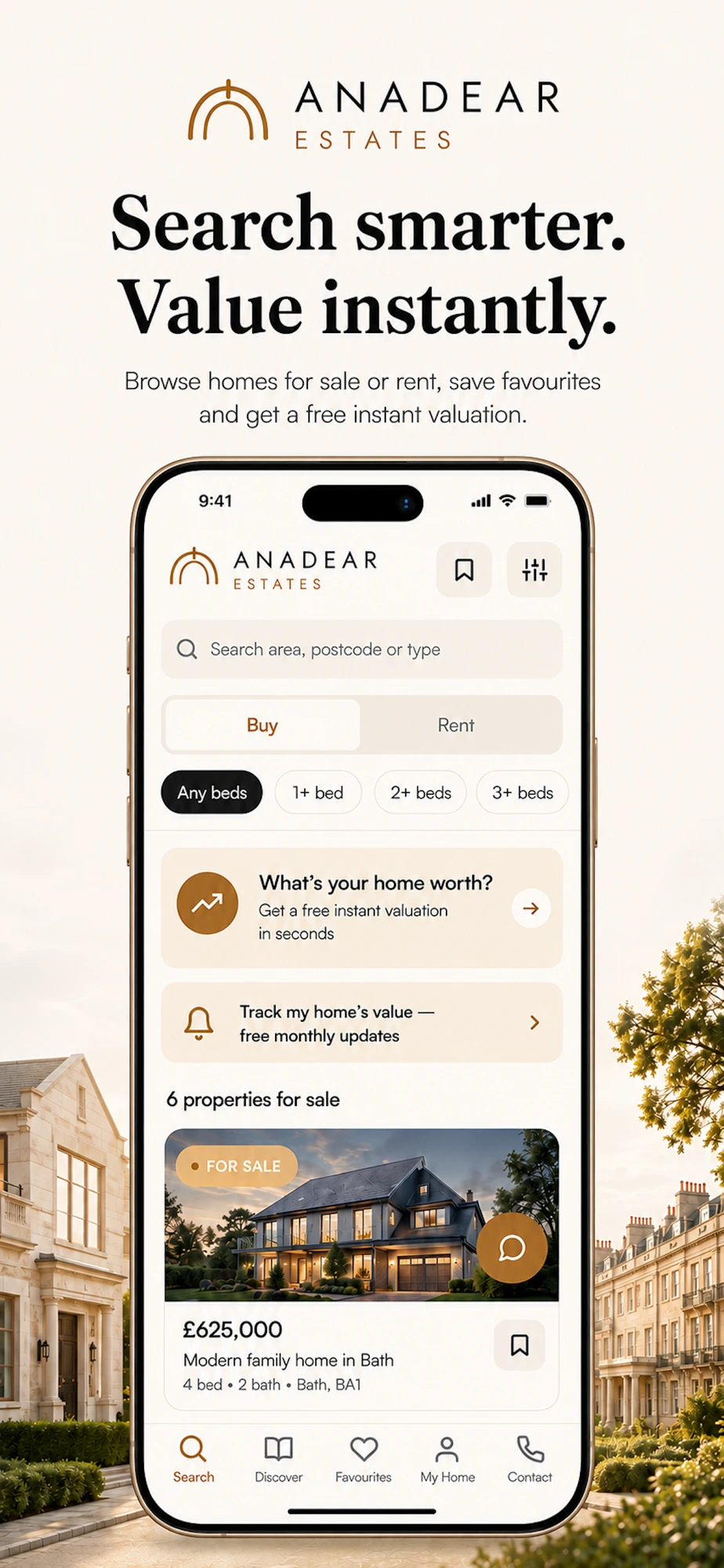 Search smarter — browse homes for sale or rent and get a free instant valuation