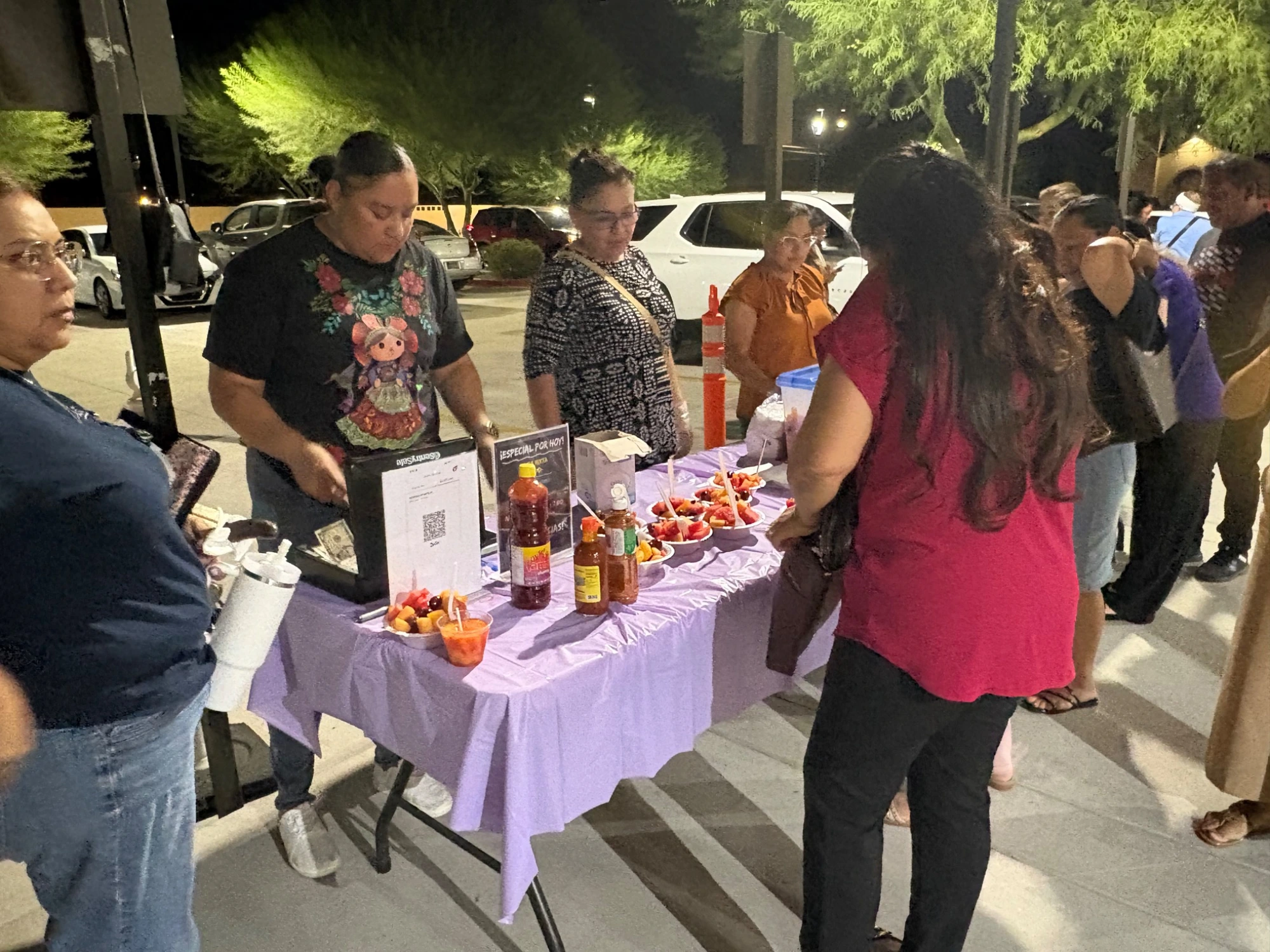 Feria comunitaria — antojitos y bendición