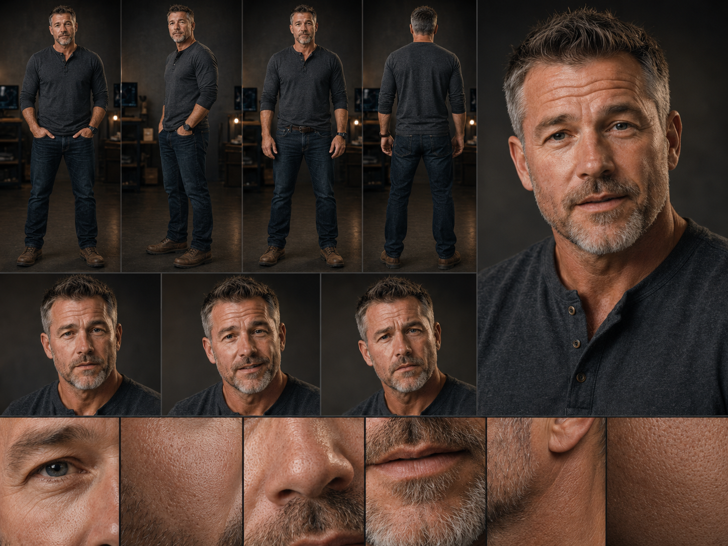 Grant Keller portrait reference board