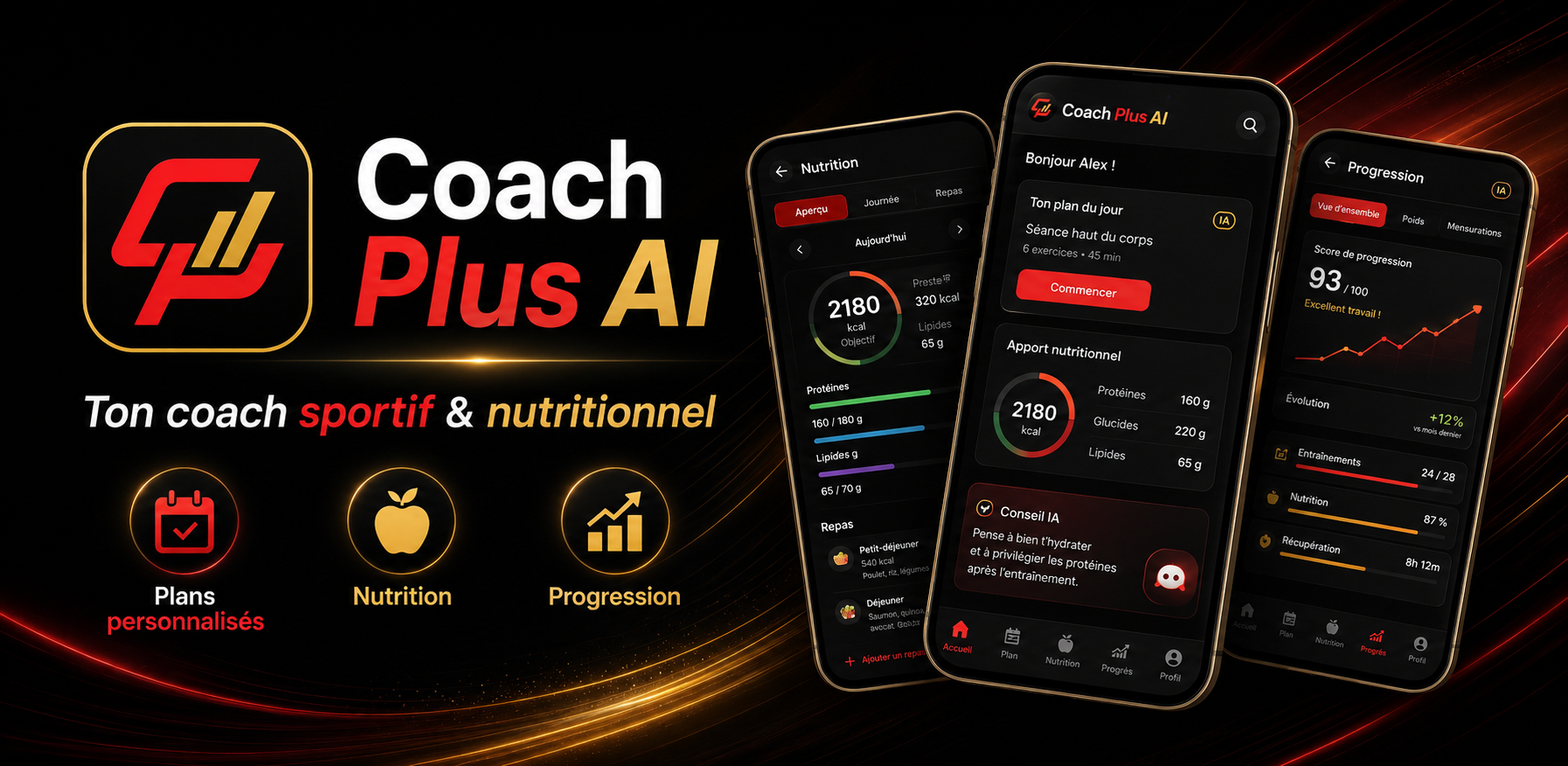 Coach Plus AI — Ton coach sportif & nutritionnel