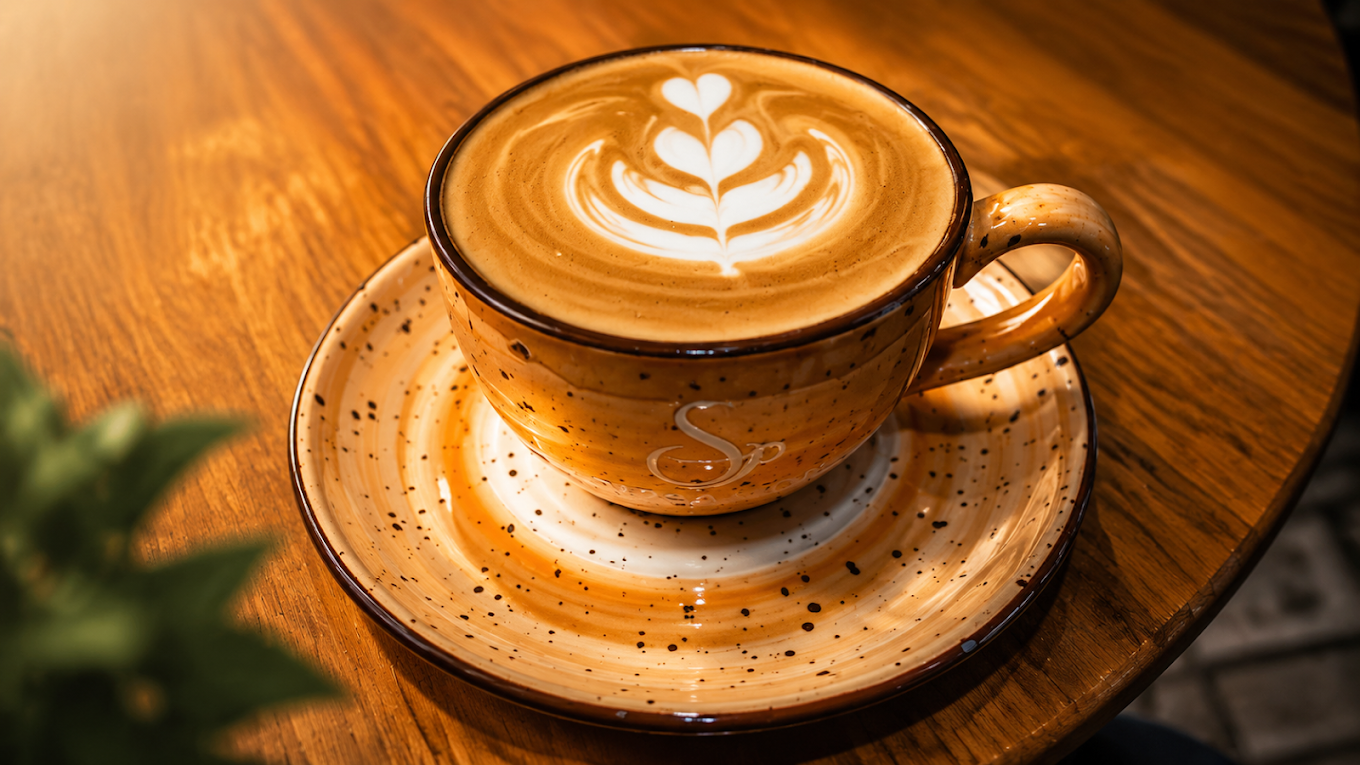 Sipsation Coffee signature latte