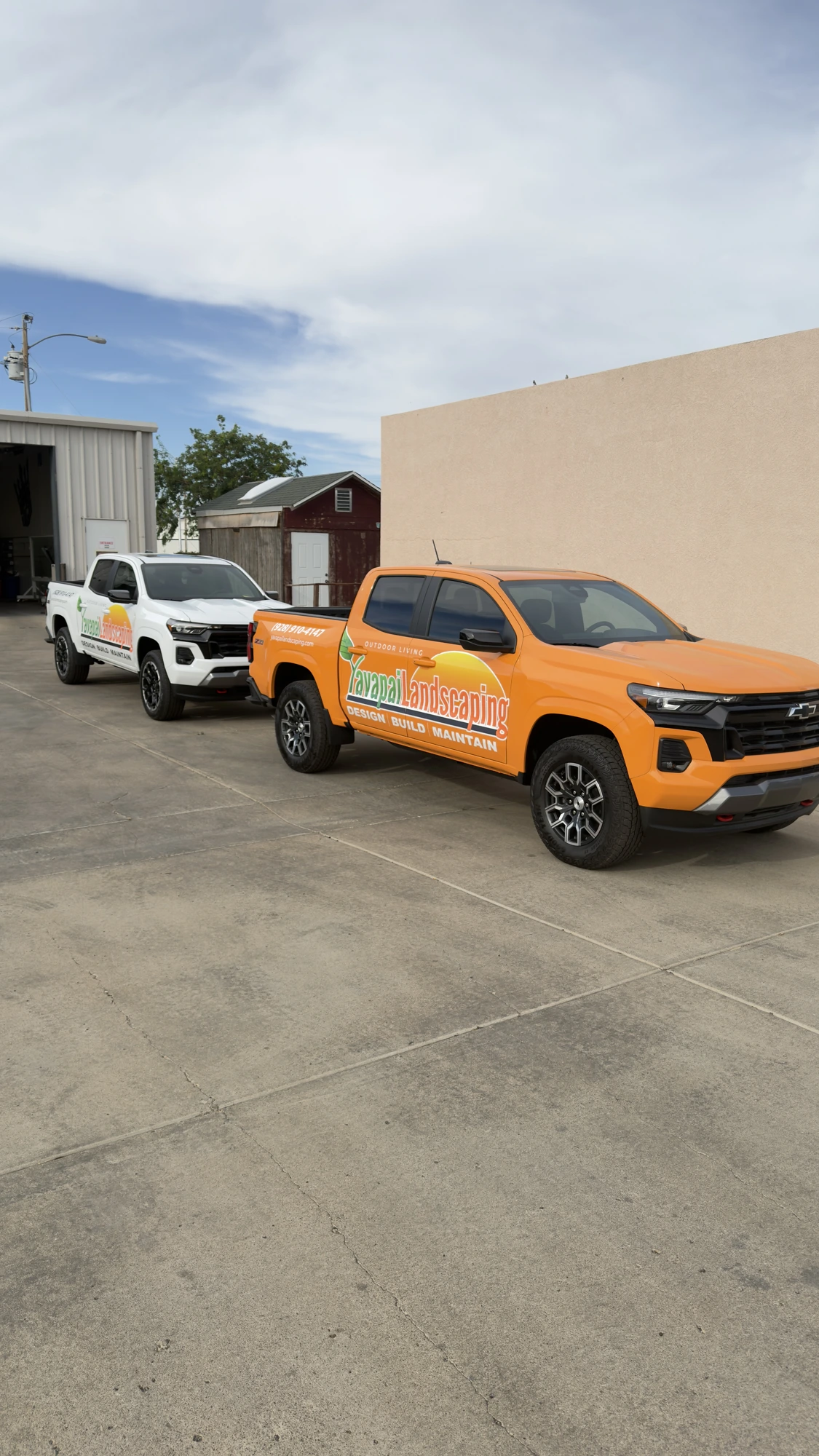 Yavapai Landscaping — Two-truck fleet · design build maintain