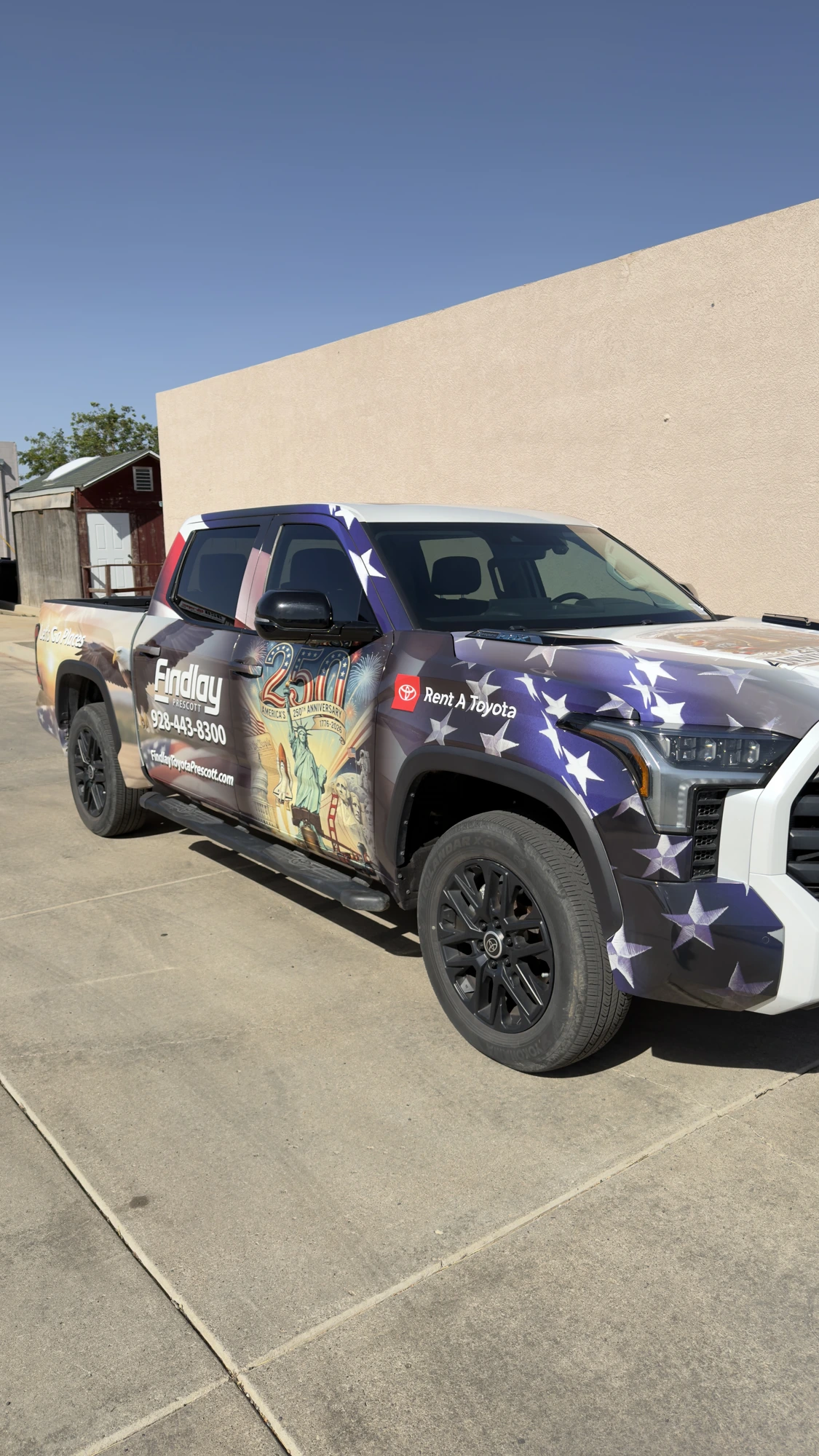 Findlay Toyota Prescott — America's 250th Anniversary Tundra