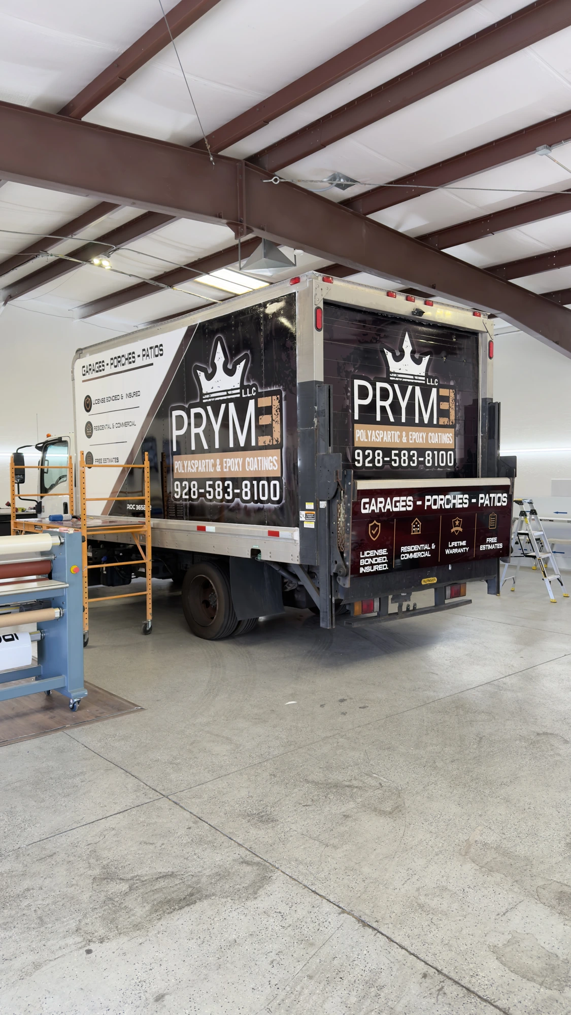 PRYME Coatings — Box truck wrap · Prescott, AZ