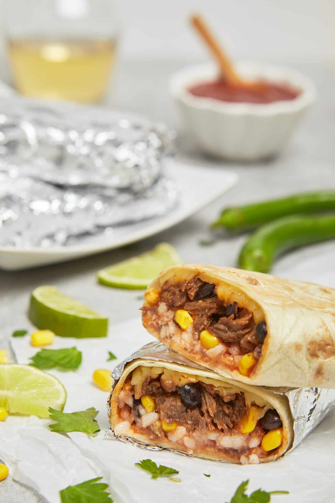Pulled Beef Burrito