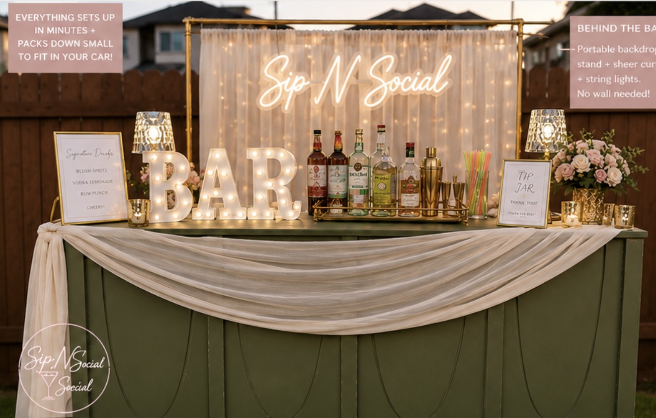 Sip N Social on Wheels LLC — luxury mobile bartending