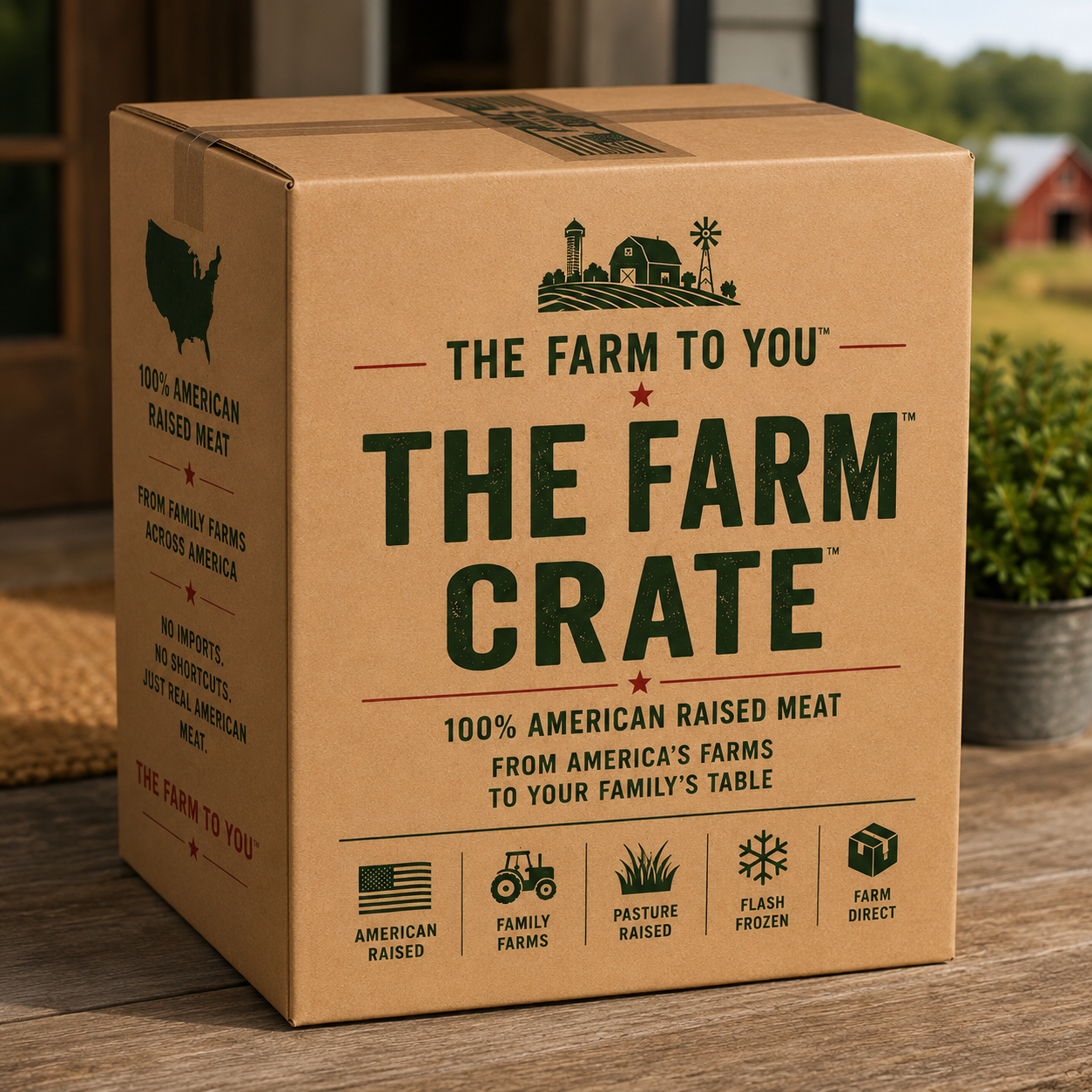 The Farm Crate — 100% American Raised Meat