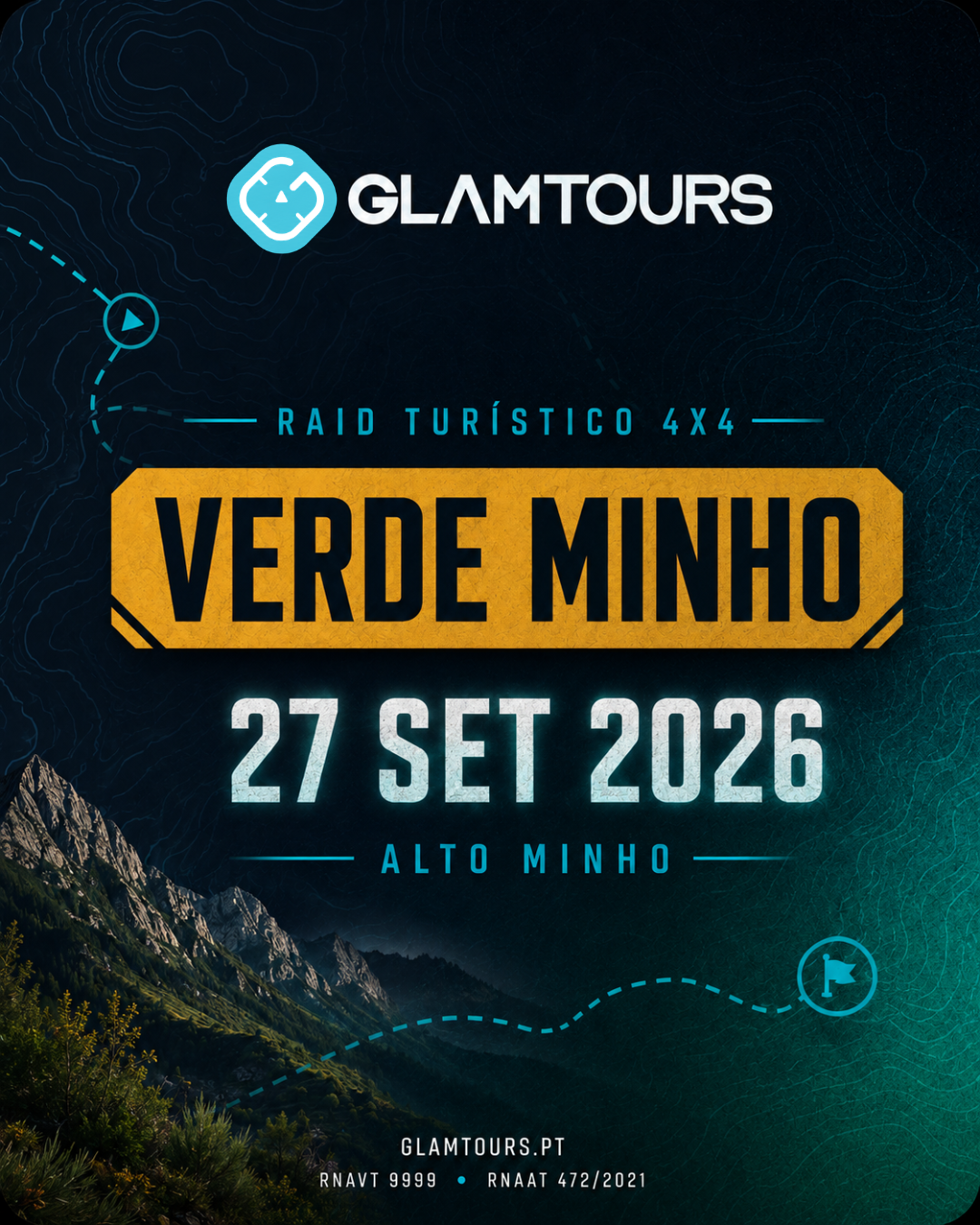 Cartaz Raid Verde Minho 4x4