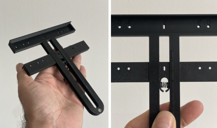 AdjustaGland PRO — hand-held precision tool with scale markings