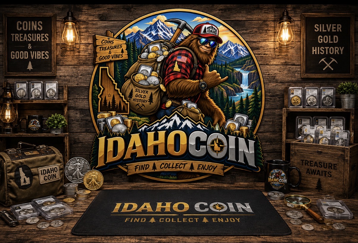 Idaho Coin brand emblem