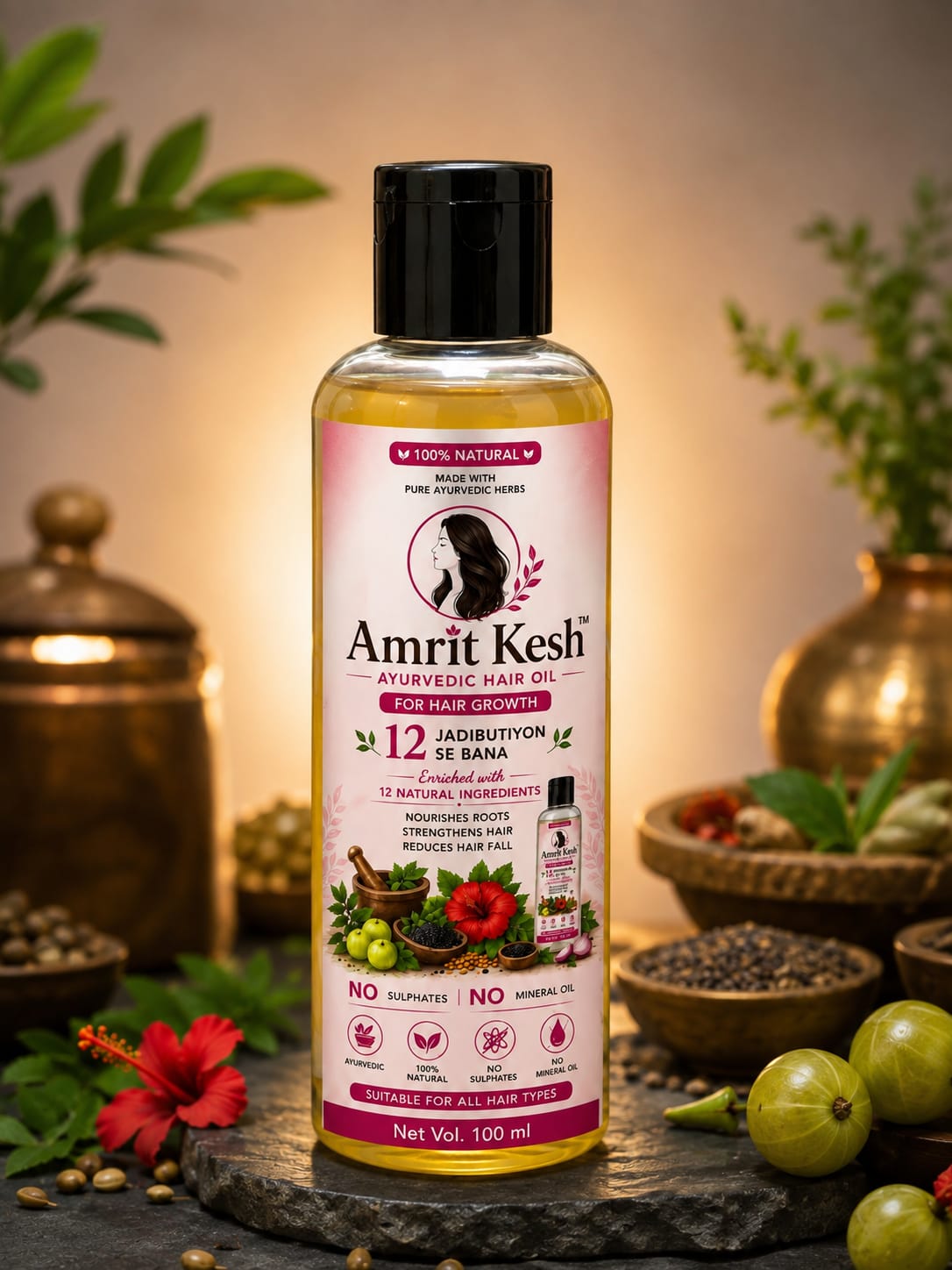 Amrit Kesh Ayurvedic Hair Oil