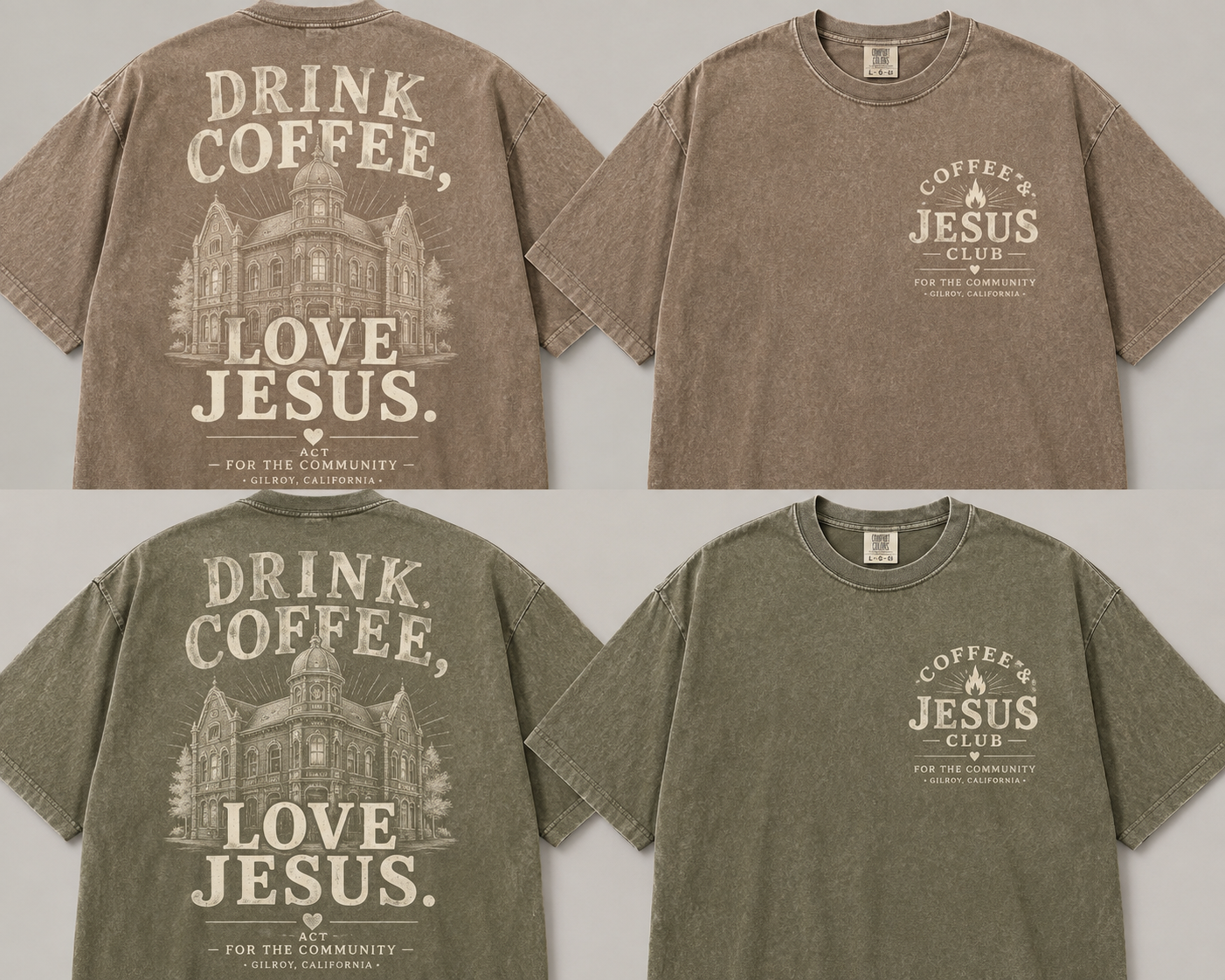 Coffee & Jesus Club Tee