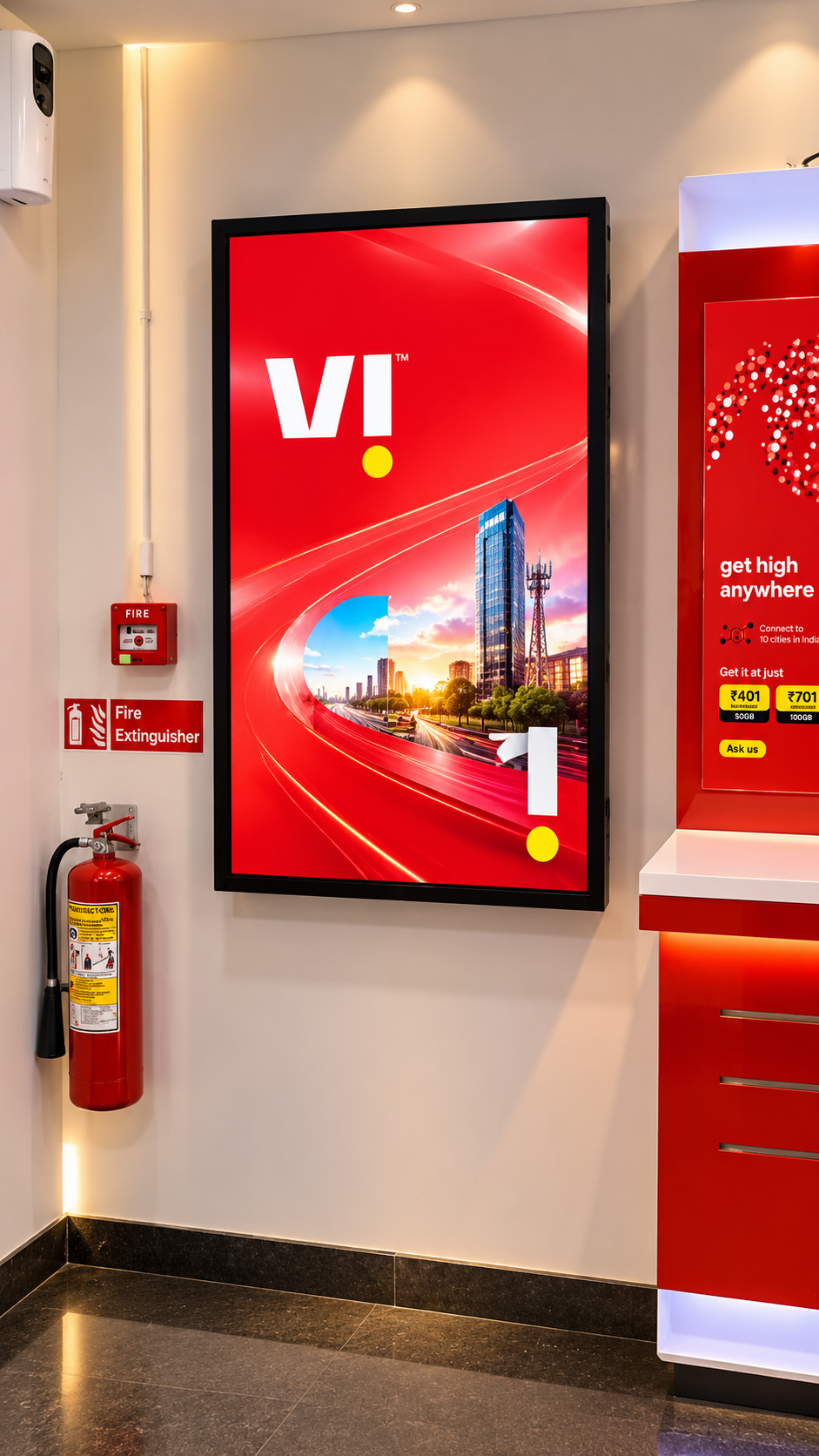 LED display installation reference
