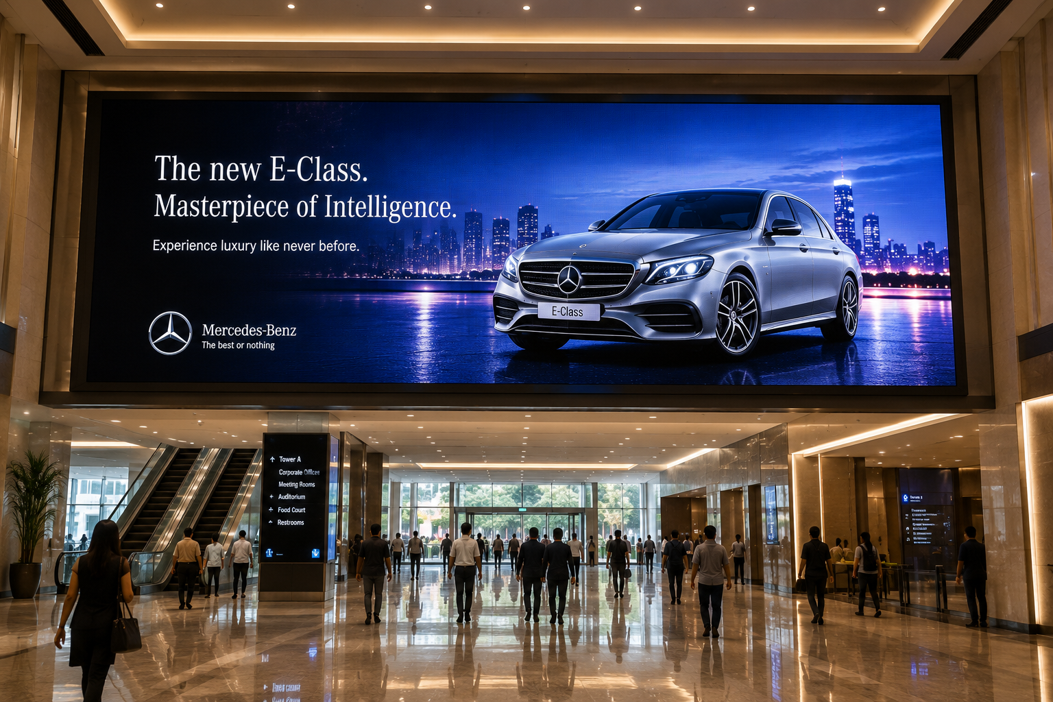 LED display installation reference