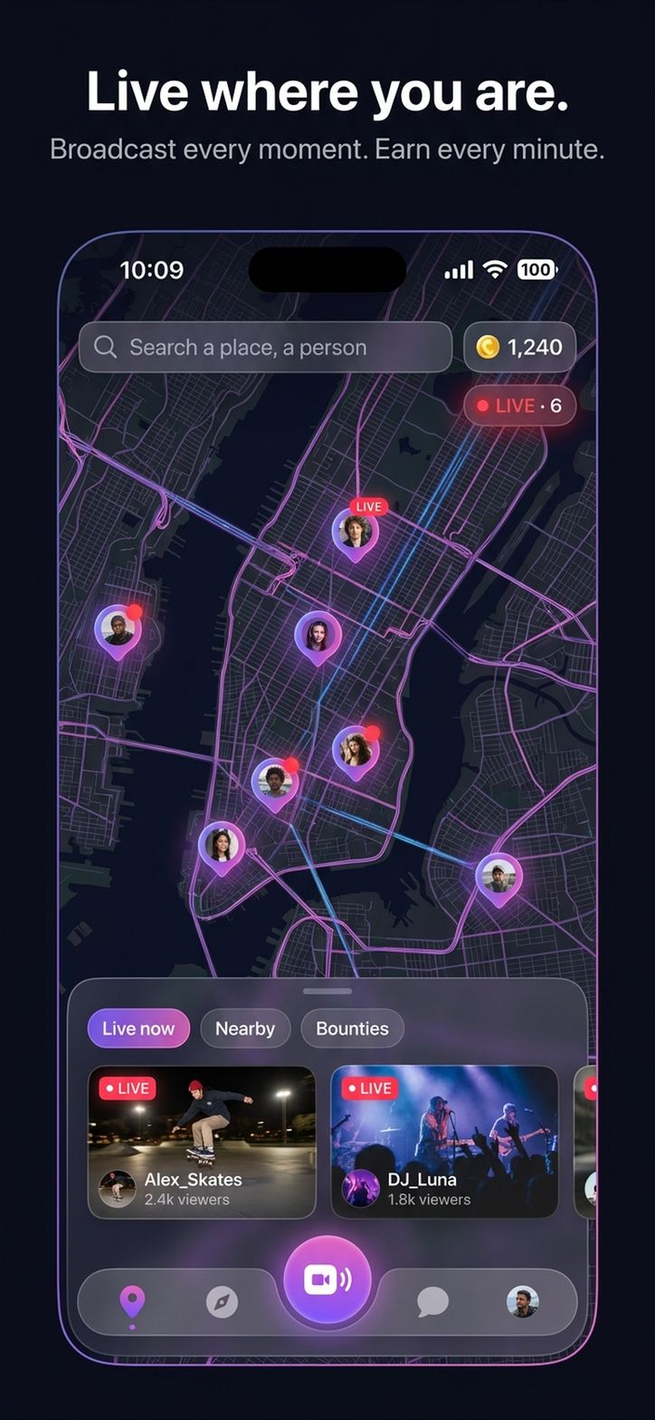 Live map
