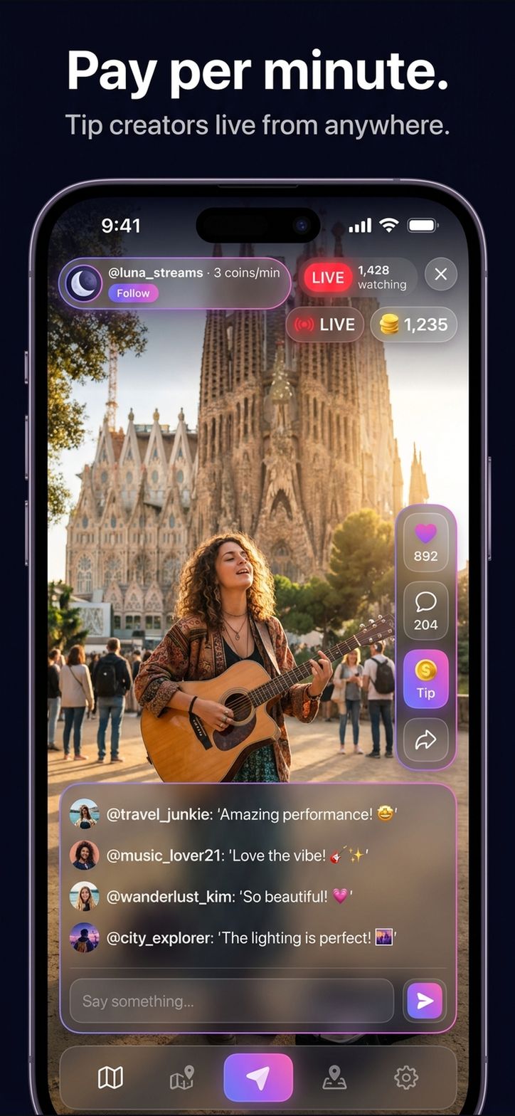 Watching a live stream