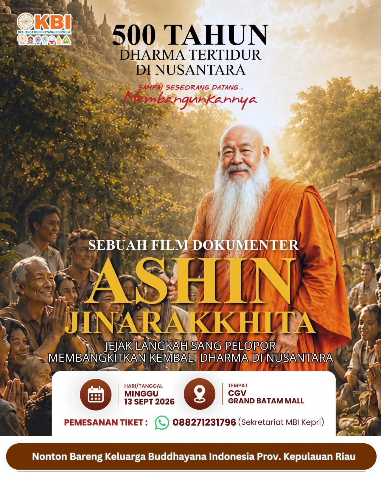Poster Ashin Jinarakkhita