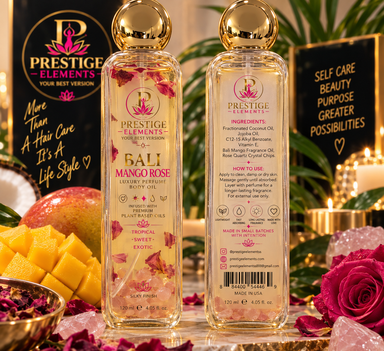 Bali Mango Rose Body Oil
