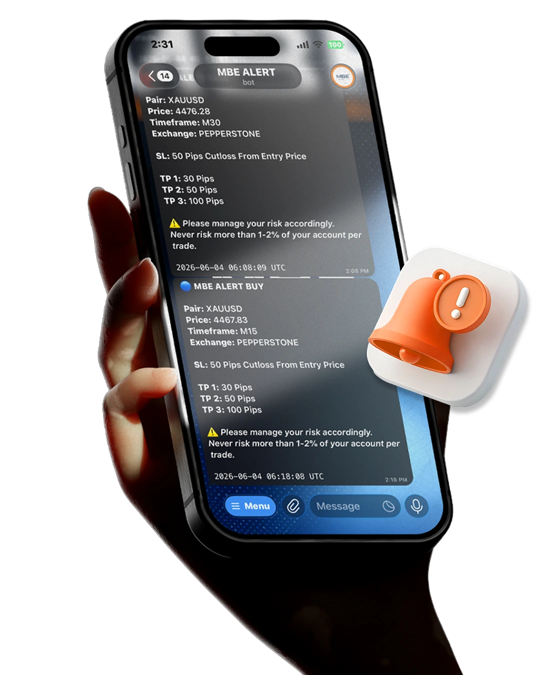 Real Time MBE Alert System