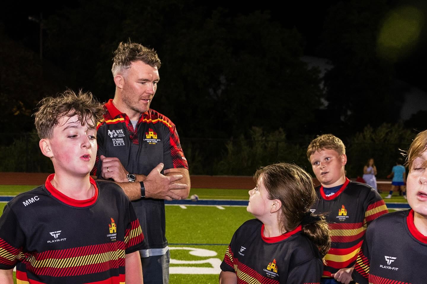 Lansdowne Youth Rugby players