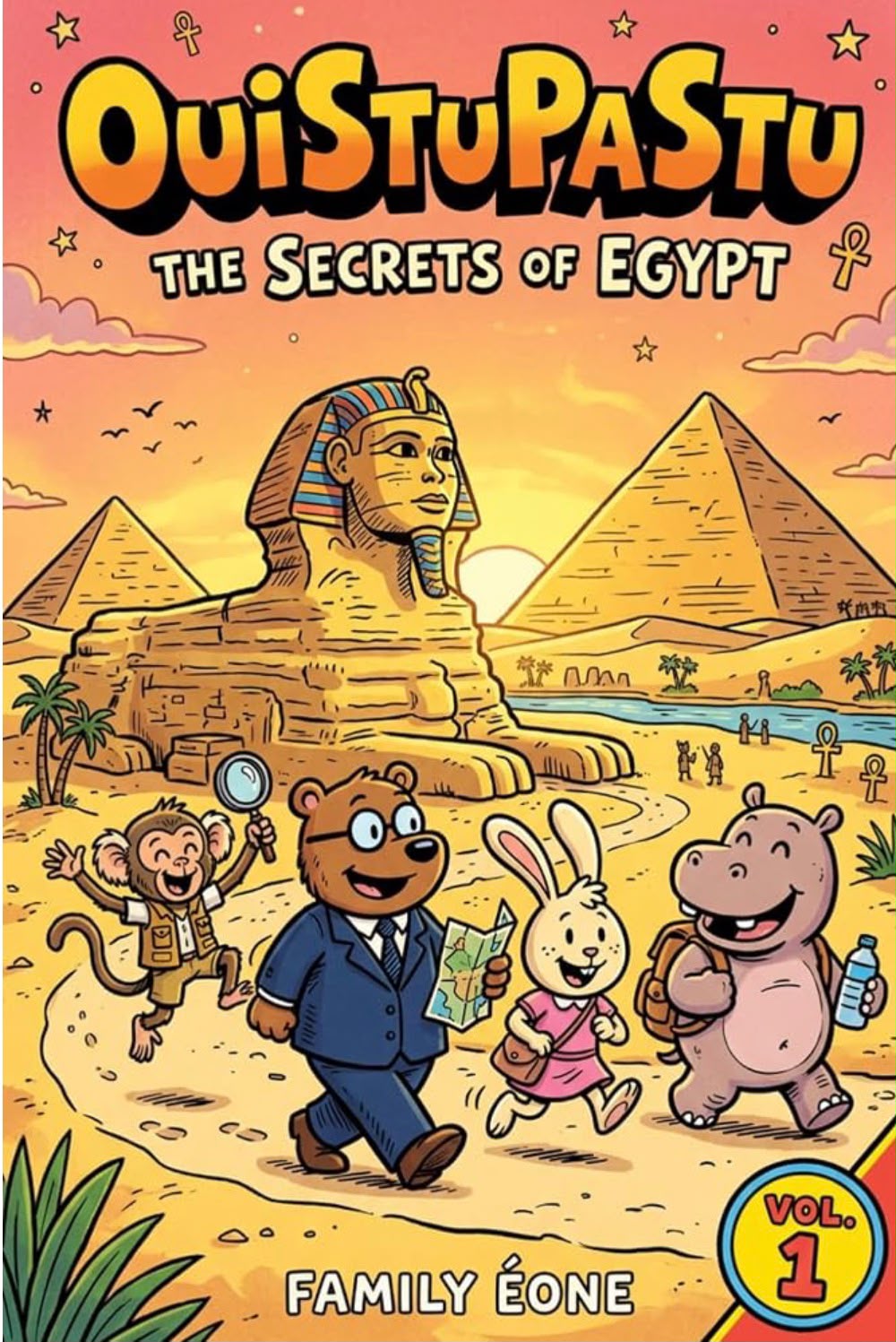 OuiStuPaStu: The Secrets of Egypt — Book Cover
