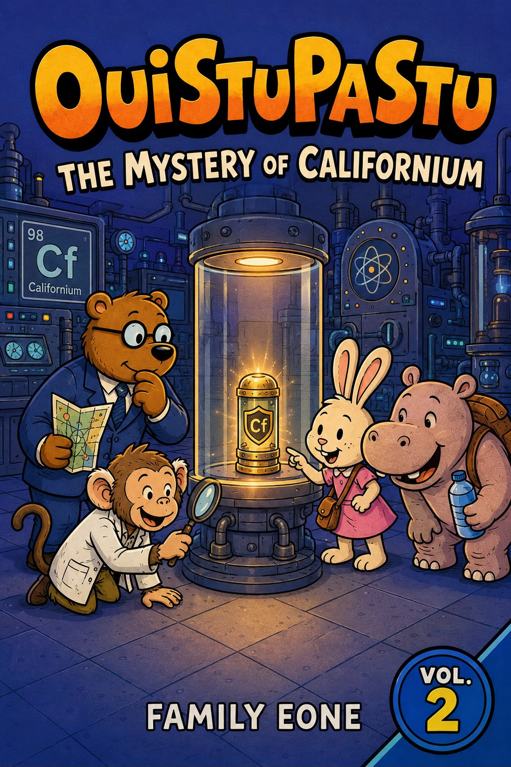 OuiStuPaStu Volume 2: The Mystery of Californium — Cover
